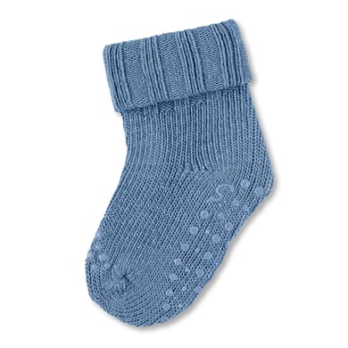 Levně Sterntaler ABS batolecí ponožky vlna střední modrá
