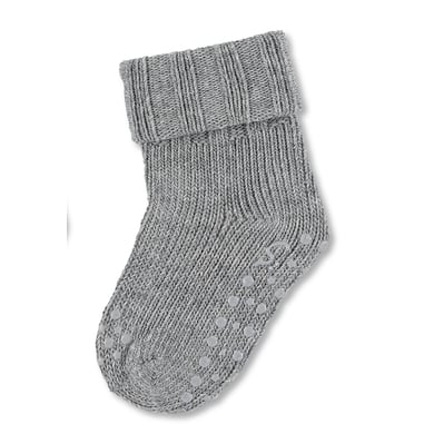 Levně Sterntaler ABS batolecí ponožky Vlna stříbrná melanž