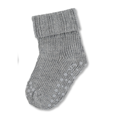 Sterntaler Chaussettes de bébé ABS laine argent mélangé