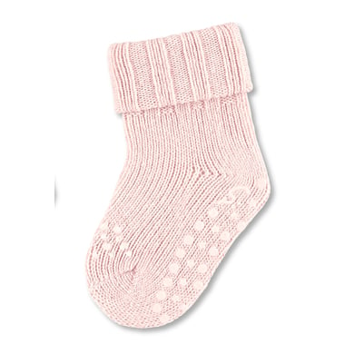 Levně Sterntaler ABS batolecí ponožky vlna růžová