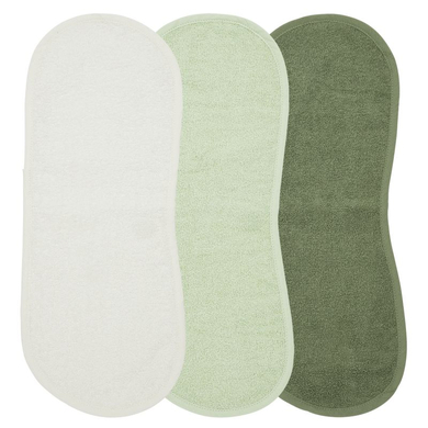 Image of MEYCO Panni per ruttini XL 3-pack Off white /Soft Green / Forest Green