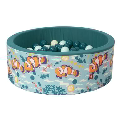 knorr toys® Piscina di palline morbida - Clown fish - 150 palline