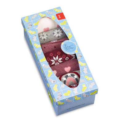 Sterntaler Calzini 7 pezzi rosso chiaro melange