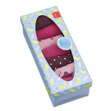 Sterntaler Chaussettes enfant rose lot de 7