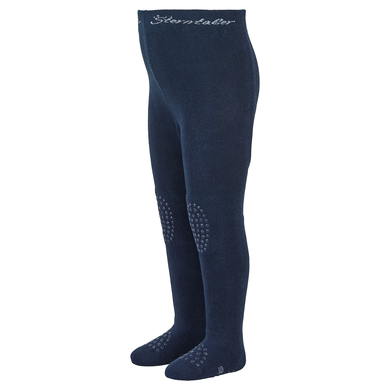 Sterntaler Collants pour ramper unis marine