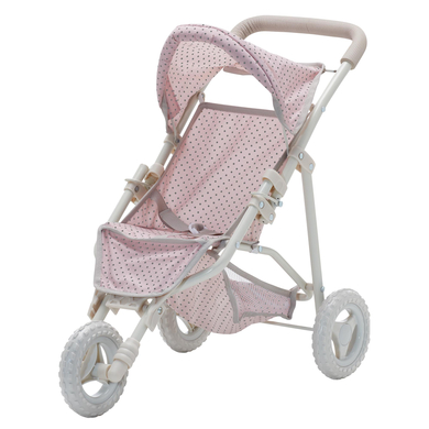 Teamson Kids Jogging-Buggy, Puppenwagen, Dots OL-00002