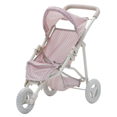 Teamson Kids Passeggino, carrozzina per bambole, Dots
