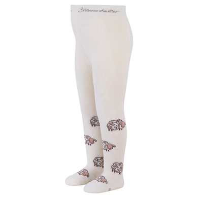 Sterntaler Collants moutons écru