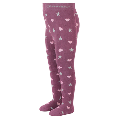Sterntaler Collant cuori rosa