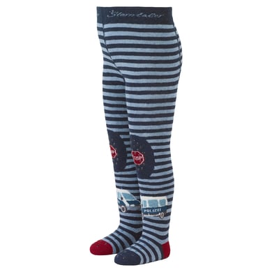 Sterntaler Collant Crawling Police blu melange