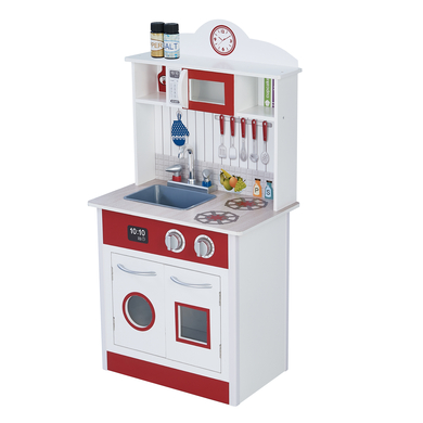Image of Teamson Kids Cucina giocattolo Madrid Classic, rosso/bianco