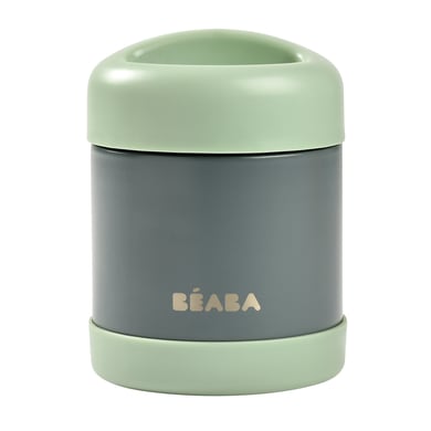 Beaba BEABA® Pot de conservation repas thermo-portion inox mineral grey/sage green... 300ml