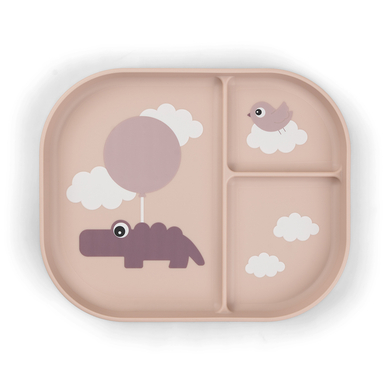 Image of Done by Deer ™ Foodie Happy menu plate clouds Rosa059