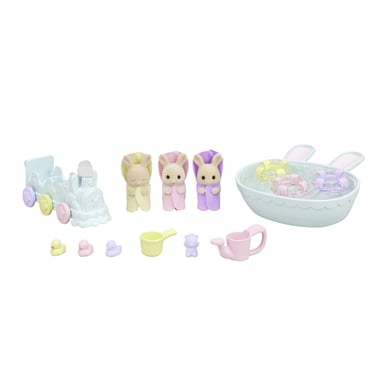 Image of Sylvanian Families ® Coniglietto da bagno Set da bagno059