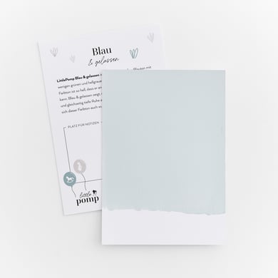 Little Pomp Vernice di gesso blu e giallo 750 ml