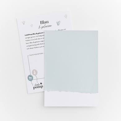 LittlePomp Peinture à la craie murale/meubles bleu & tranquille 750 ml