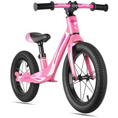 PROMETHEUS BICYCLES® Draisienne enfant 14/12 pouces, rose, modèle APUS