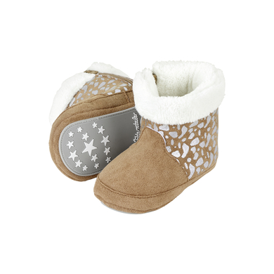 Sterntaler Bottes pour bébés Argent print marron mélangé