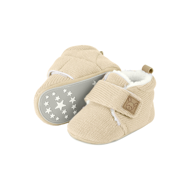 Sterntaler Krypsko för baby stickad beige