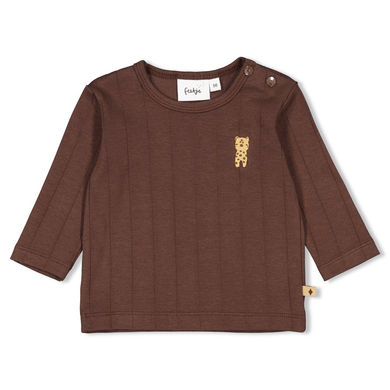 Feetje T-shirt manches longues Tiny Roar brun