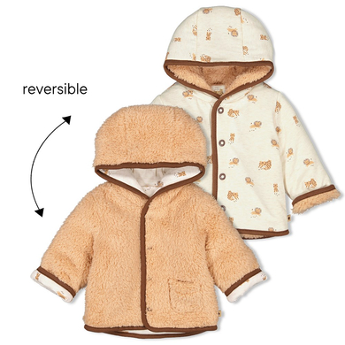 Feetje Veste réversible Tiny Roar Camel