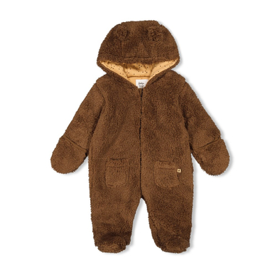 Levně Feetje Teddy Overall Tiny Roar Brown