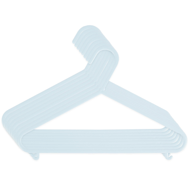 bieco Cintres enfant misty blue, lot de 8