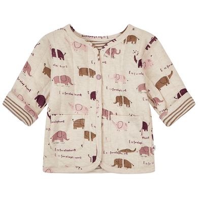 STACCATO Veste réversible matelassée cream chiné à motifs