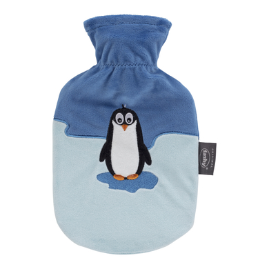 Image of fashy ® Borraccia 0,8L con coperchio, blu pinguino