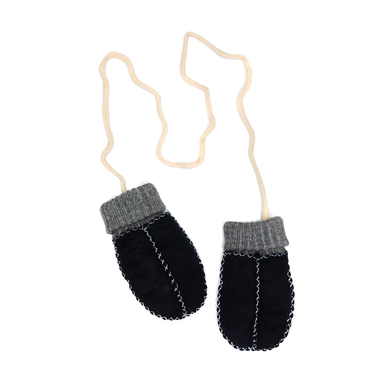 kindsgard Mitaines bébé agneau haendly bleu