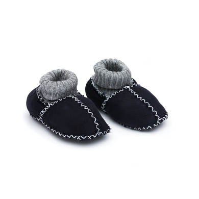 Image of kindsgard Scarpe in pelle d'agnello per bambini blu059