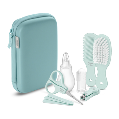 Philips Avent Kit toilette bébé trousse brosse SCH401/00 0 mois+ pétrole