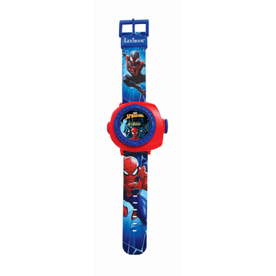 Levně LEXIBOOK Spider -Muž Digital -Projekční hodiny s 20 obrázky k promítání