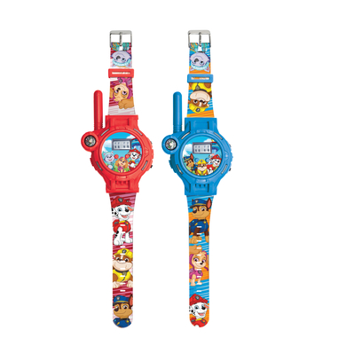 LEXIBOOK PAW Patrol 2 Walky Talky Digitaluhren mit Kompass - 200 Reichweite