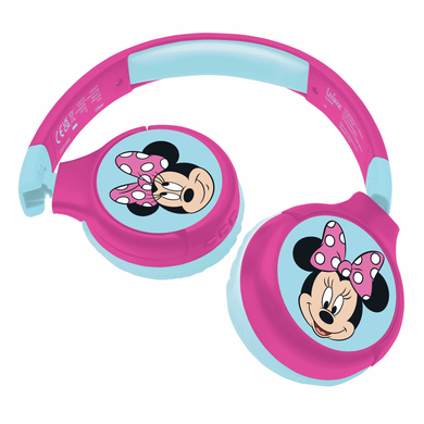 Bilde av Lexibook Disney Minnie 2-i-1 Bluetooth®-hodetelefoner Og Sammenleggbare Hodetelefoner Med Ledning Og Sikker Volumkontroll