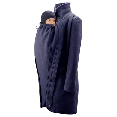 mamalila Cappotto porta bebè in lana ecologica Oslo navy