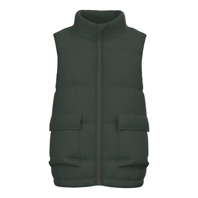 name it Gilet long Nmmmellow Deep Forest