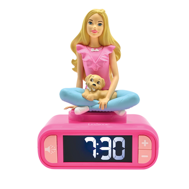 Bilde av Lexibook Barbie Vekkerklokke Med 3d-nattlysfigur Og Spesielle Ringetoner