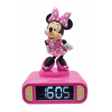 Image of LEXIBOOK Sveglia Disney Minnie con luce notturna 3D e suonerie speciali
