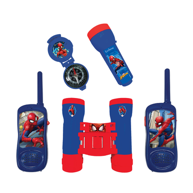 LEXIBOOK Kit aventure enfant 2 talkie-walkies Spider-Man portée 120 m,...