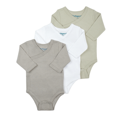 kindsgard Body cache-coeur bébé trunder manches longues multicolore lot de 3