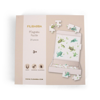 FILIBABBA Puzzle magnétique tortues