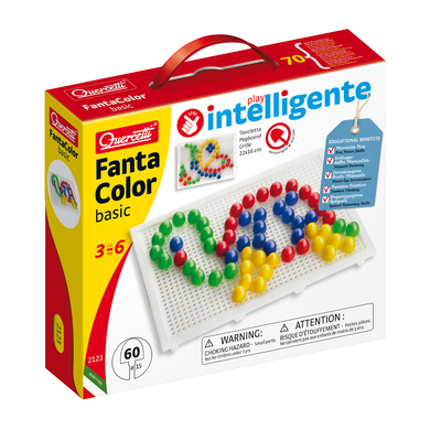 Bilde av Quercetti Mosaic Plug-in-spill Fanta Color Tab Basic (60 Brikker)
