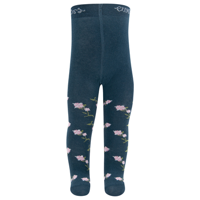 Ewers Collants fleuris encre