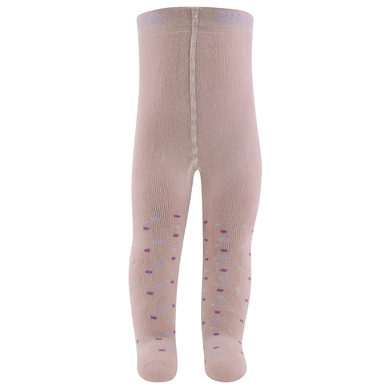 Ewers Collants thermiques points fumée rose