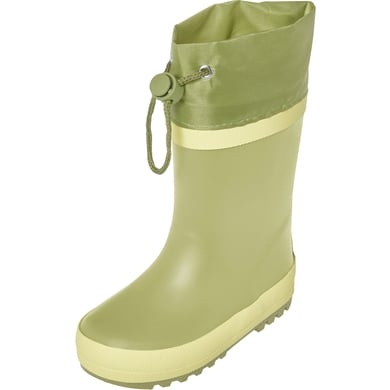 Playshoes Wellingtons uni oliv