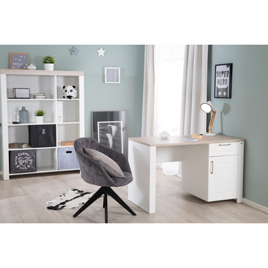 roba Ensemble bureau étagère Felix bois 2 pièces