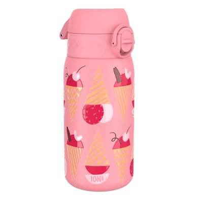 ion8 Kindertrinkflasche auslaufsicher 400 ml Eiscreme / rose