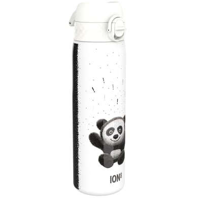 Bilde av Ion8 Drikkeflaske I Lekkasjesikkert Rustfritt Stål 600 Ml Panda / Hvit