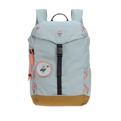 LÄSSIG Stor Outdoor Backpack Nature light blå